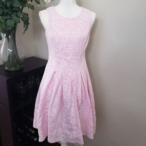 Betsey Johnson Vintage Pink Lace Sleeveless Dress
